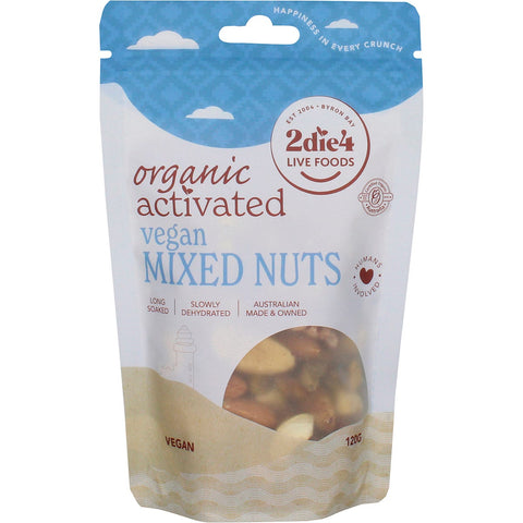 Organic Activated Mixed Nuts Vegan 120g