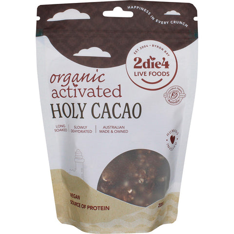 Organic Activated Holy Cacao Granola Clusters 200g