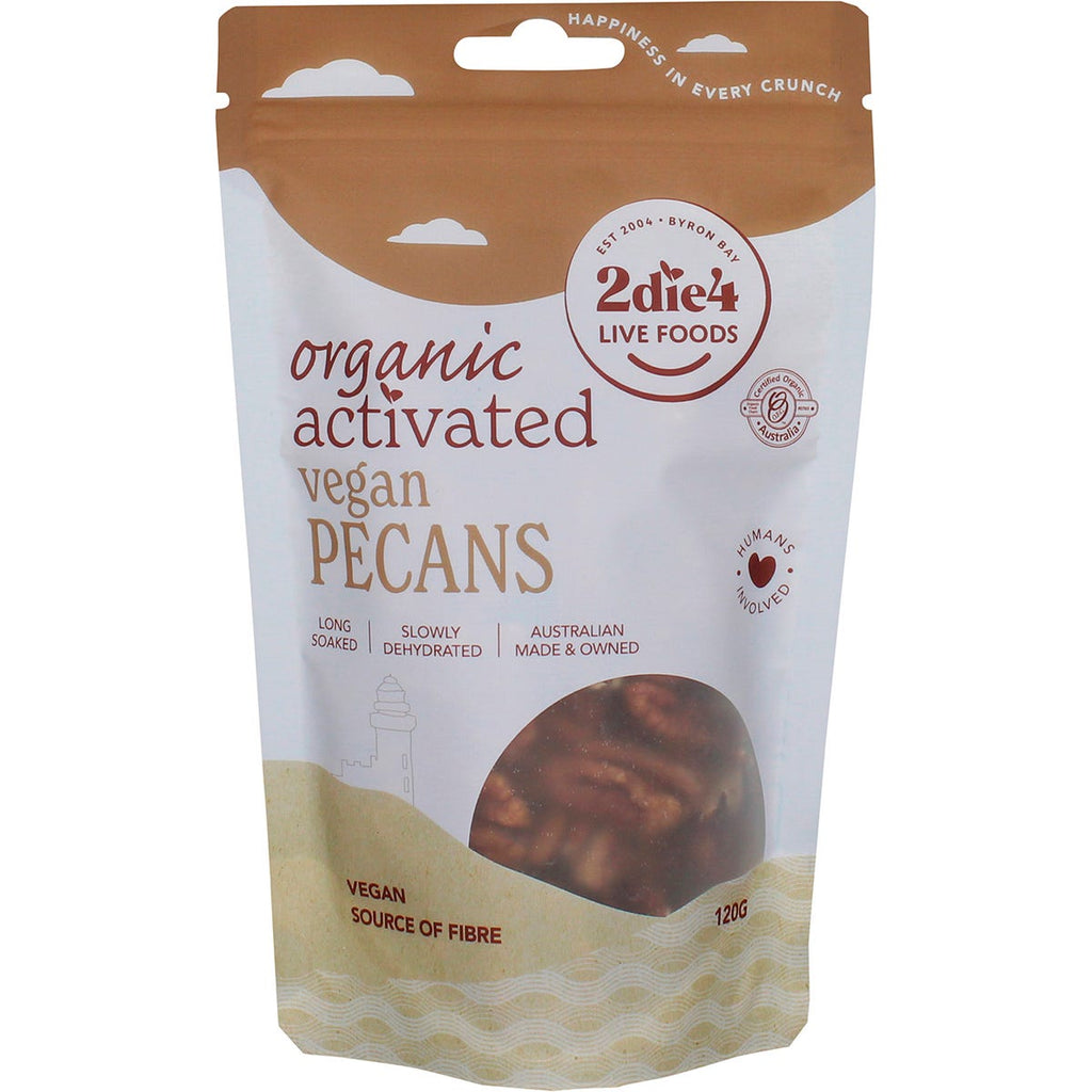 Organic Activated Pecans Vegan 120g