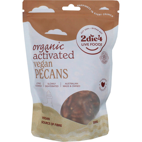 Organic Activated Pecans Vegan 300g