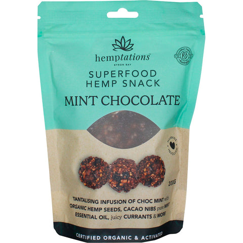 Hemptations Superfood Hemp Snack Mint Chocolate 200g