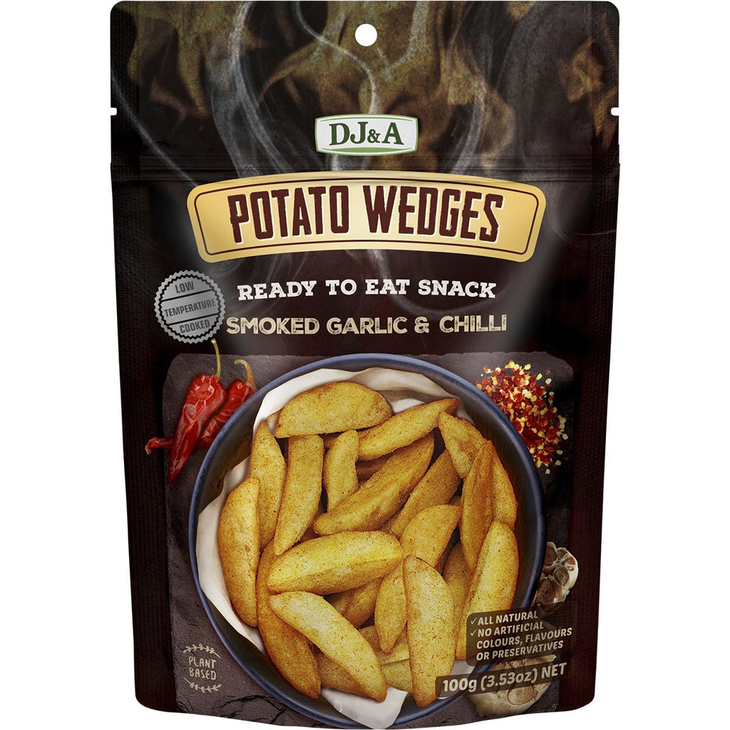 Potato Wedges Smoked Garlic & Chilli 9x100g