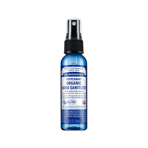 Dr. Bronner's Organic Hand Sanitizer Peppermint 59ml