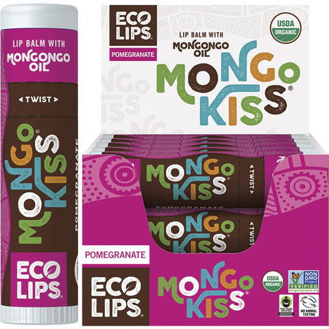 Lip Balm Display Mongo Kiss Pomegranate 15x7g
