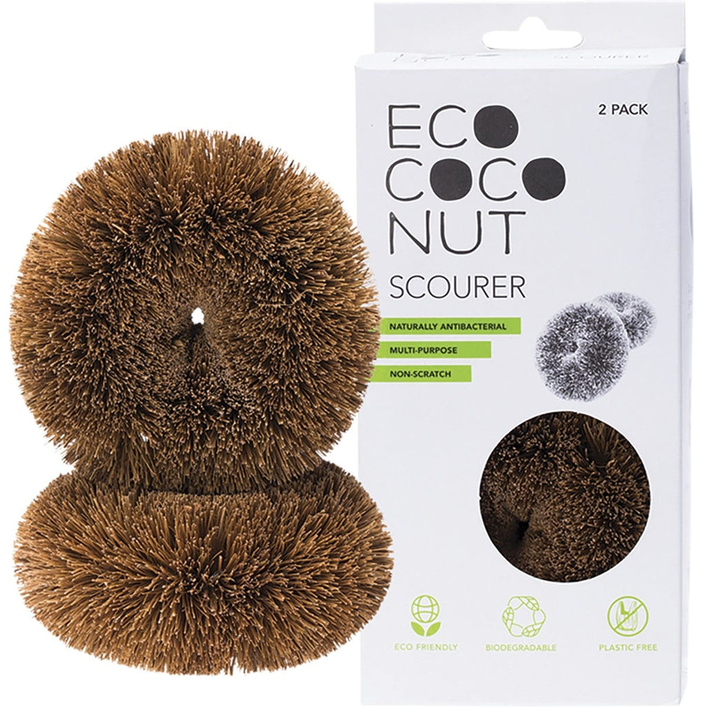 Coconut Fibre Scourer 2pk