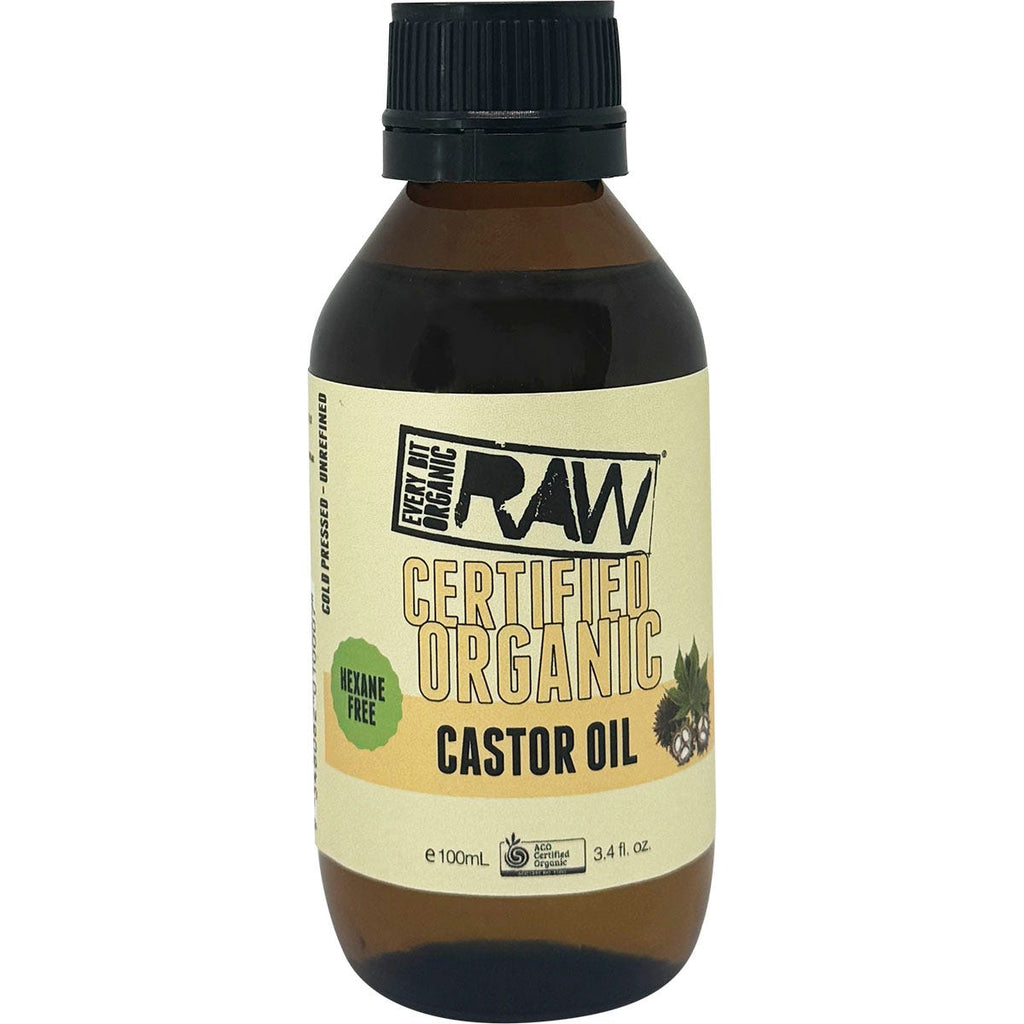 Castor Oil - Amber Glass Bottle 100ml
