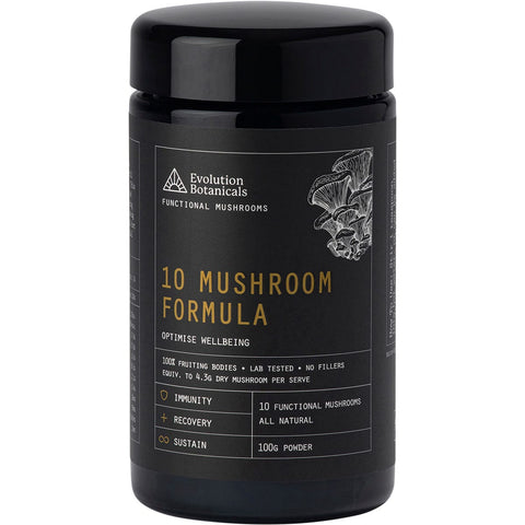 10 Mushroom Formula Optimise Wellbeing 100g
