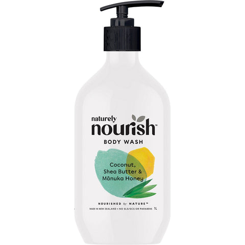 Body Wash Coconut, Shea Butter & Manuka Honey 1L