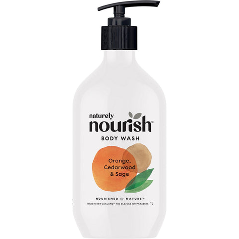 Body Wash Orange, Cedarwood & Sage 1L