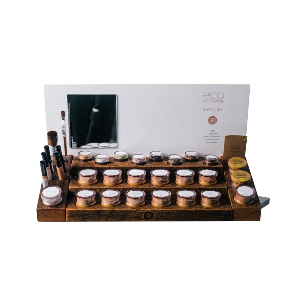 Eco Minerals Display Stand Counter Powders