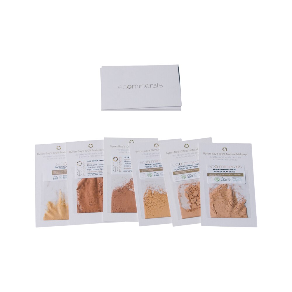 Eco Minerals Sample Set Fresh Medium Tanned