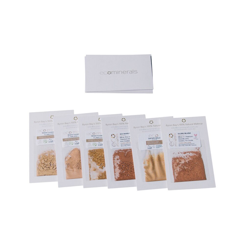 Eco Minerals Sample Set Matte Light Fair