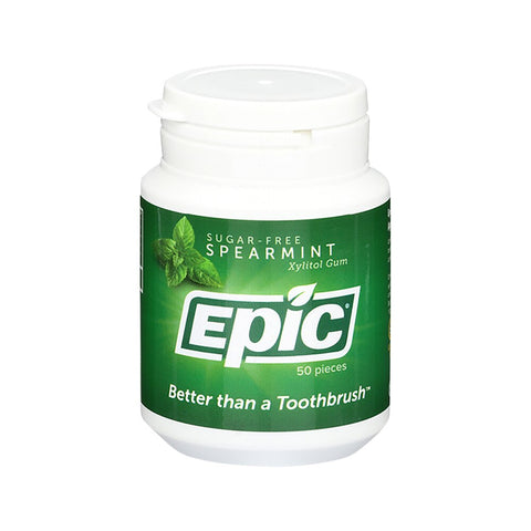 Epic Gum Xylitol Spearmint 50 Piece Tub