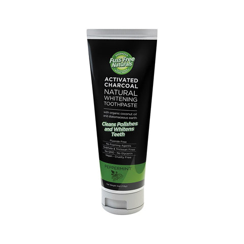 Essenzza Fuss Free Toothpaste Activ Charcoal Peppermint 113g