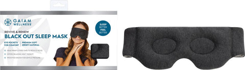 Revive and Renew Black Out Sleep Mask
