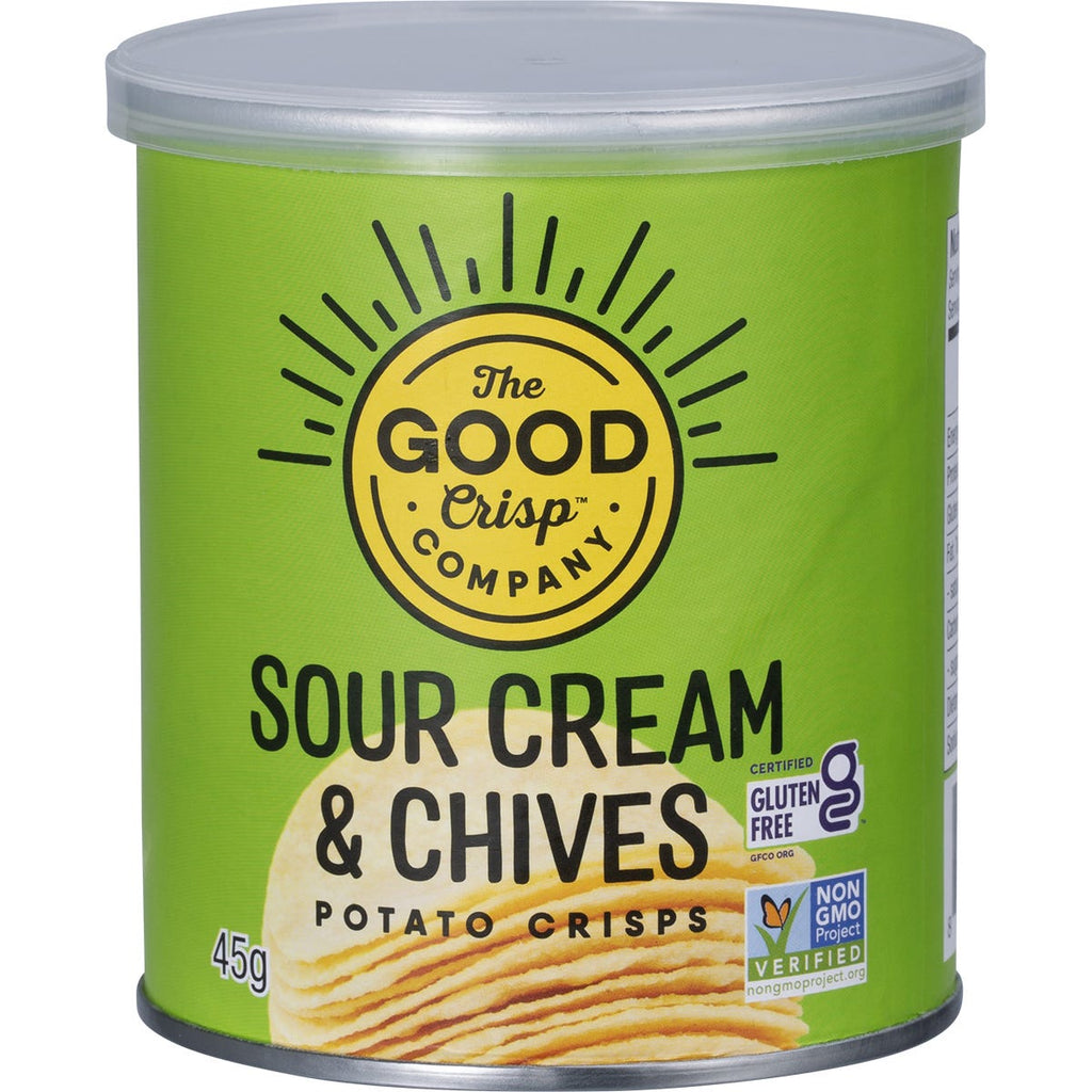 Potato Crisps Sour Cream & Chives 12x45g