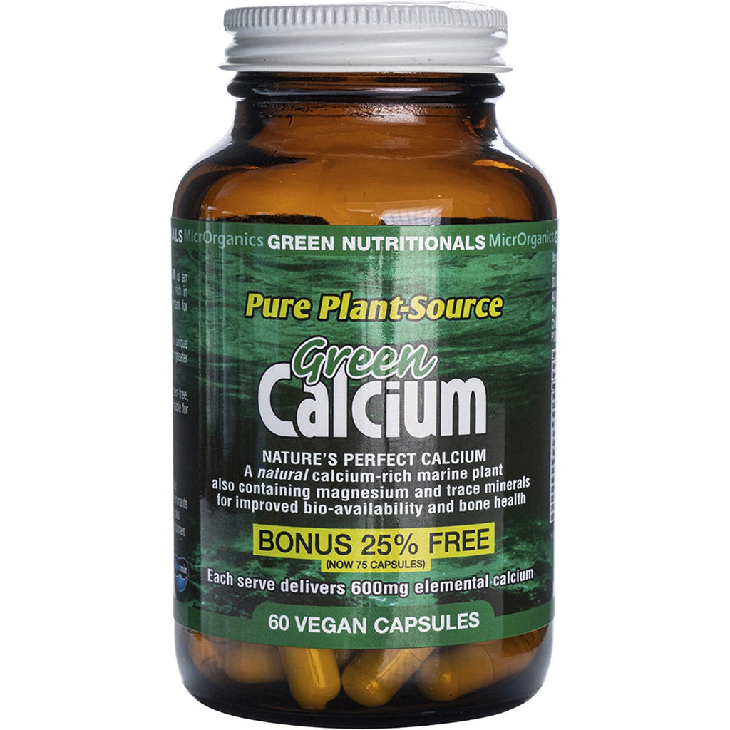 Green Calcium Vegan Capsules 600mg 60 Caps