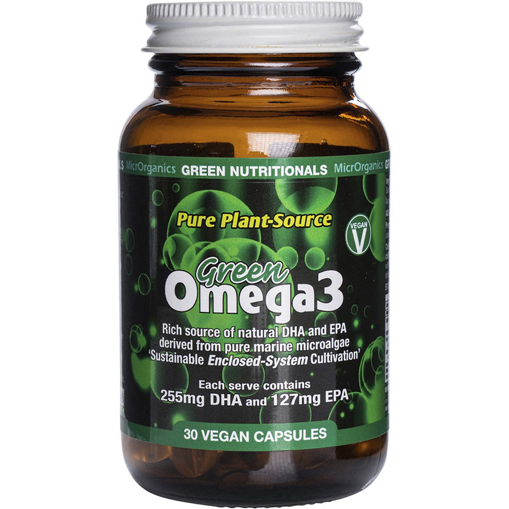 Green Omega3 Vegan Capsules 255mg + 127mg 30 Caps