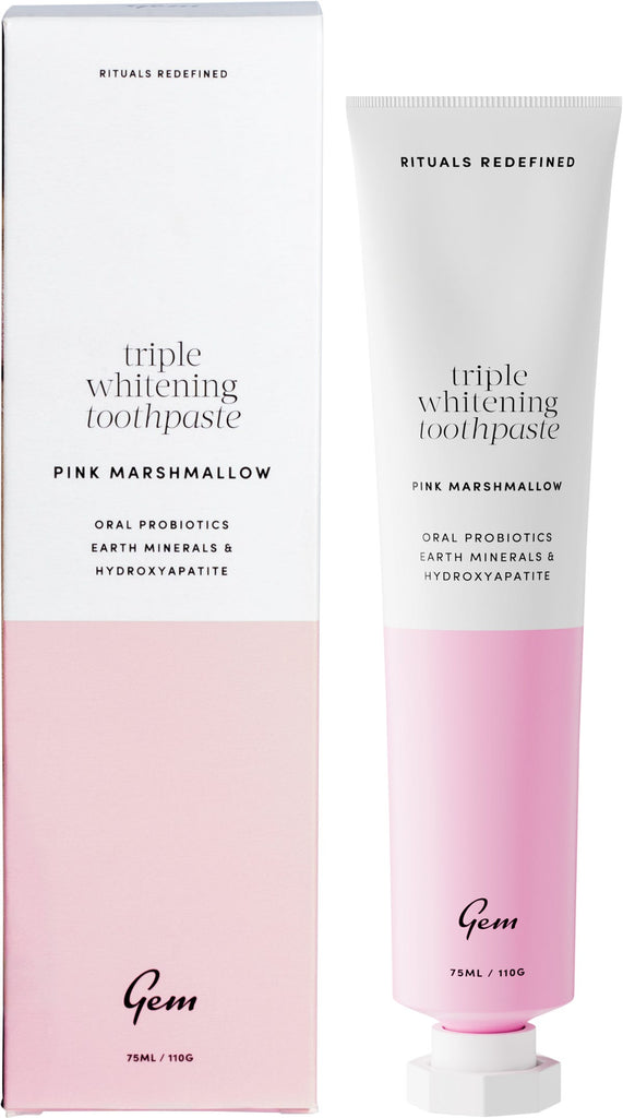 Toothpaste Triple Whitening Pink Marshmallow 110g