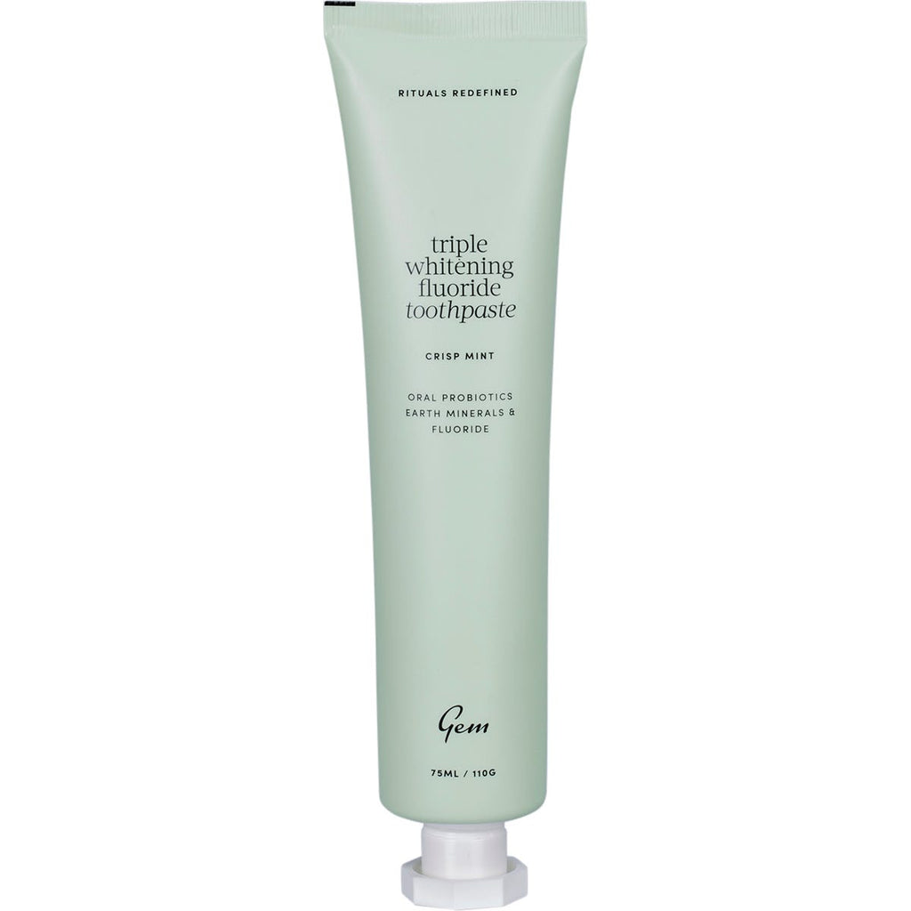 Toothpaste Triple Whitening Fluoride Crisp Mint 110g