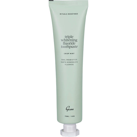 Toothpaste Triple Whitening Fluoride Crisp Mint 110g