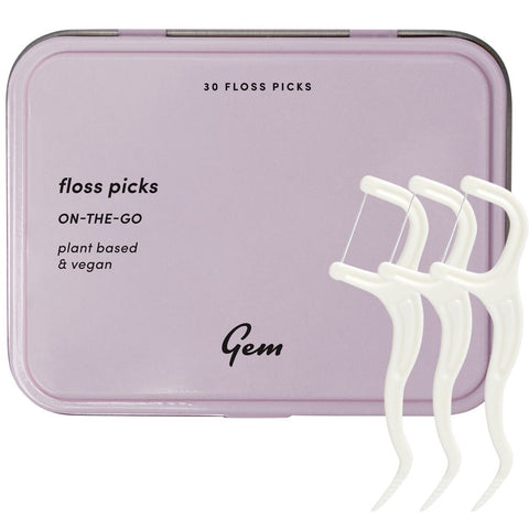 Floss Picks On The Go Tin 30pcs