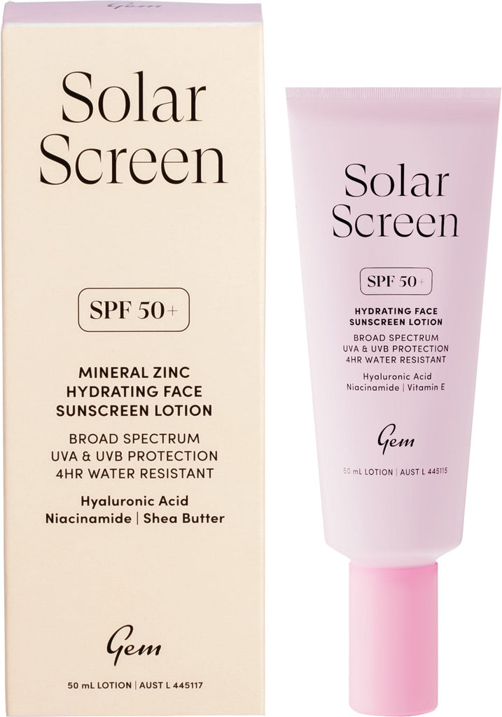 Solar Screen SPF50+ Hydrating Face Sunscreen Lotion 50ml