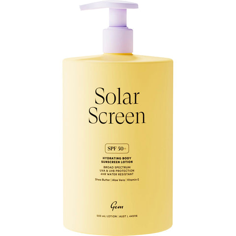 Solar Screen SPF50+ Hydrating Body Sunscreen Lotion 500ml