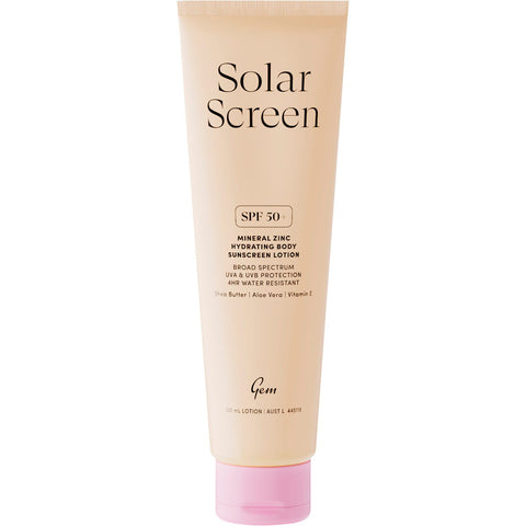 Solar Screen SPF50+ Mineral Zinc Hydrating Body Lotion 120ml