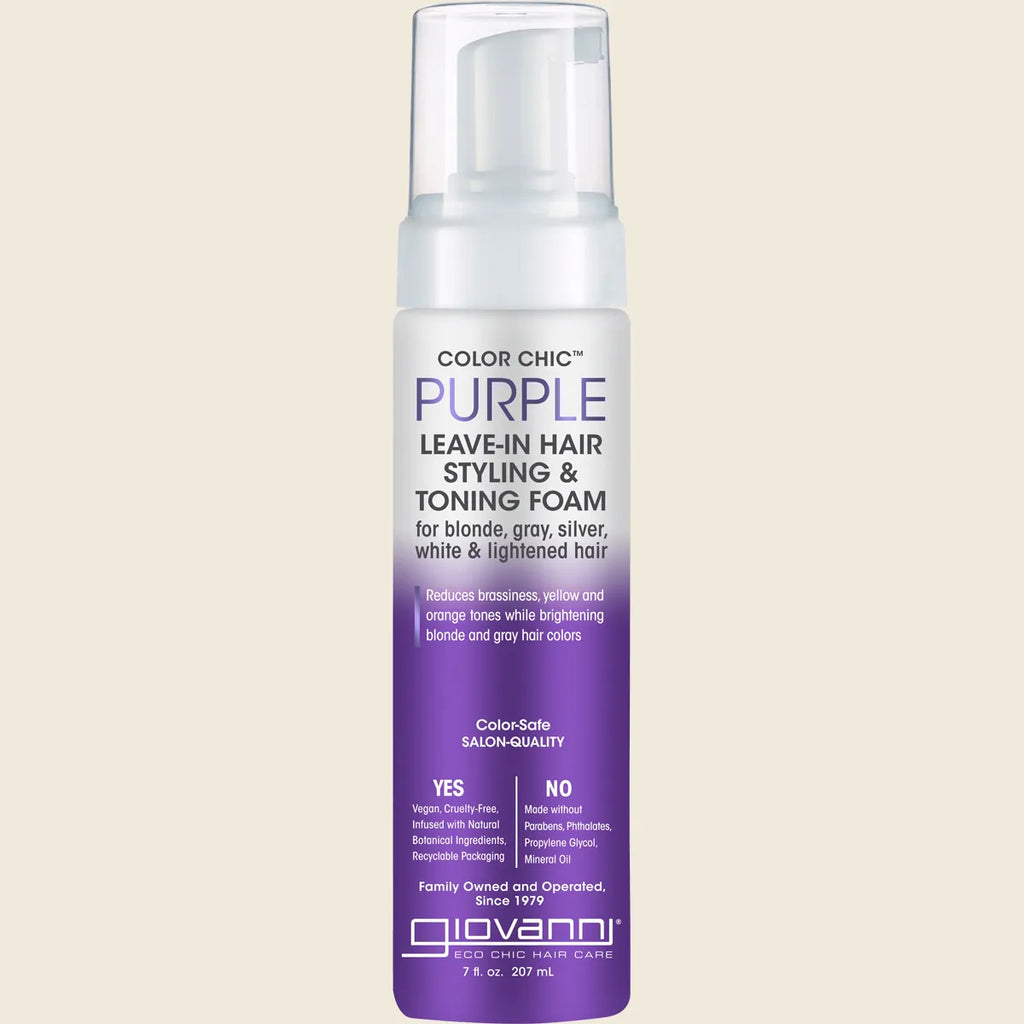 Leave In Hair Styling & Toning Foam Color Chic Purple 207ml