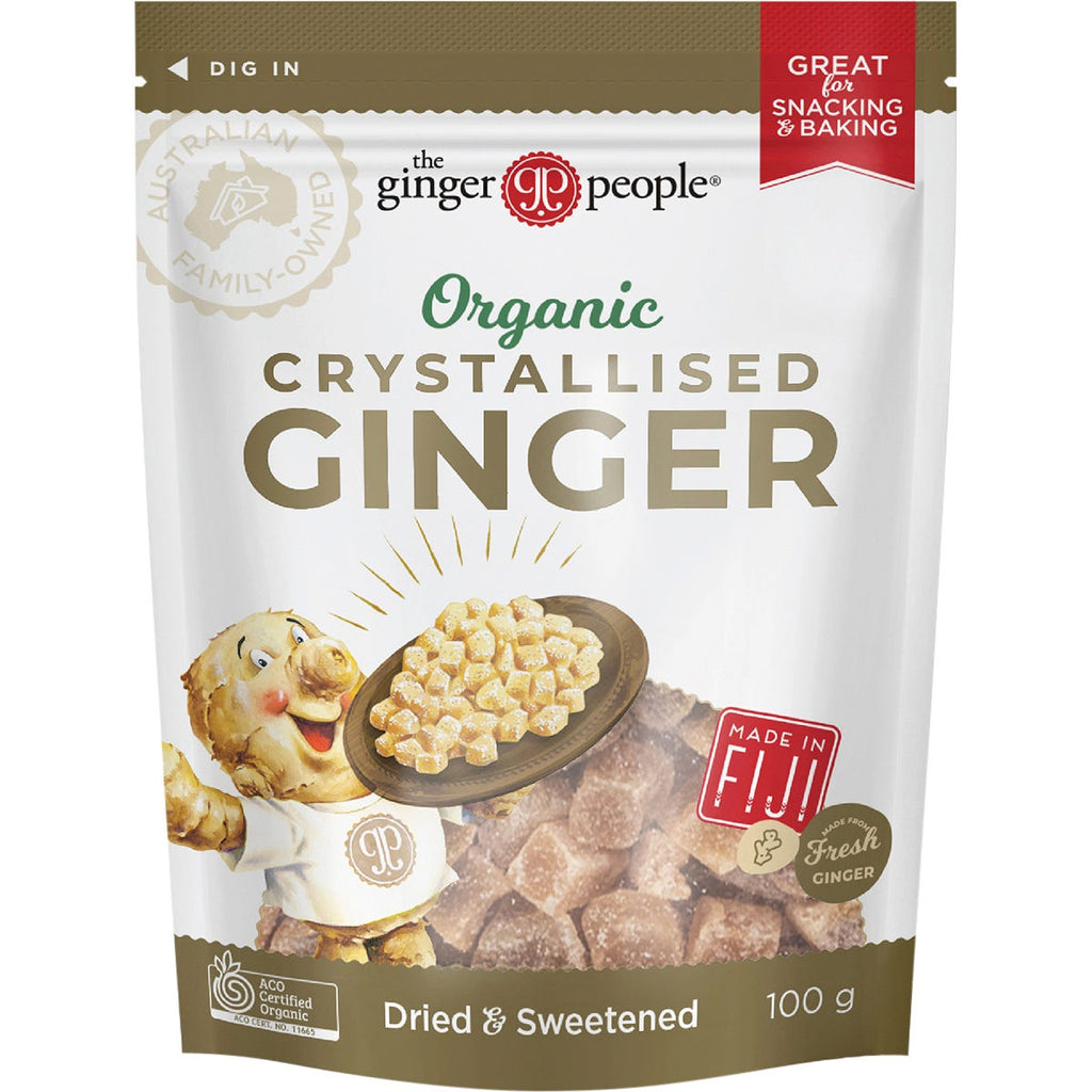 Organic Crystallised Ginger 8x100g