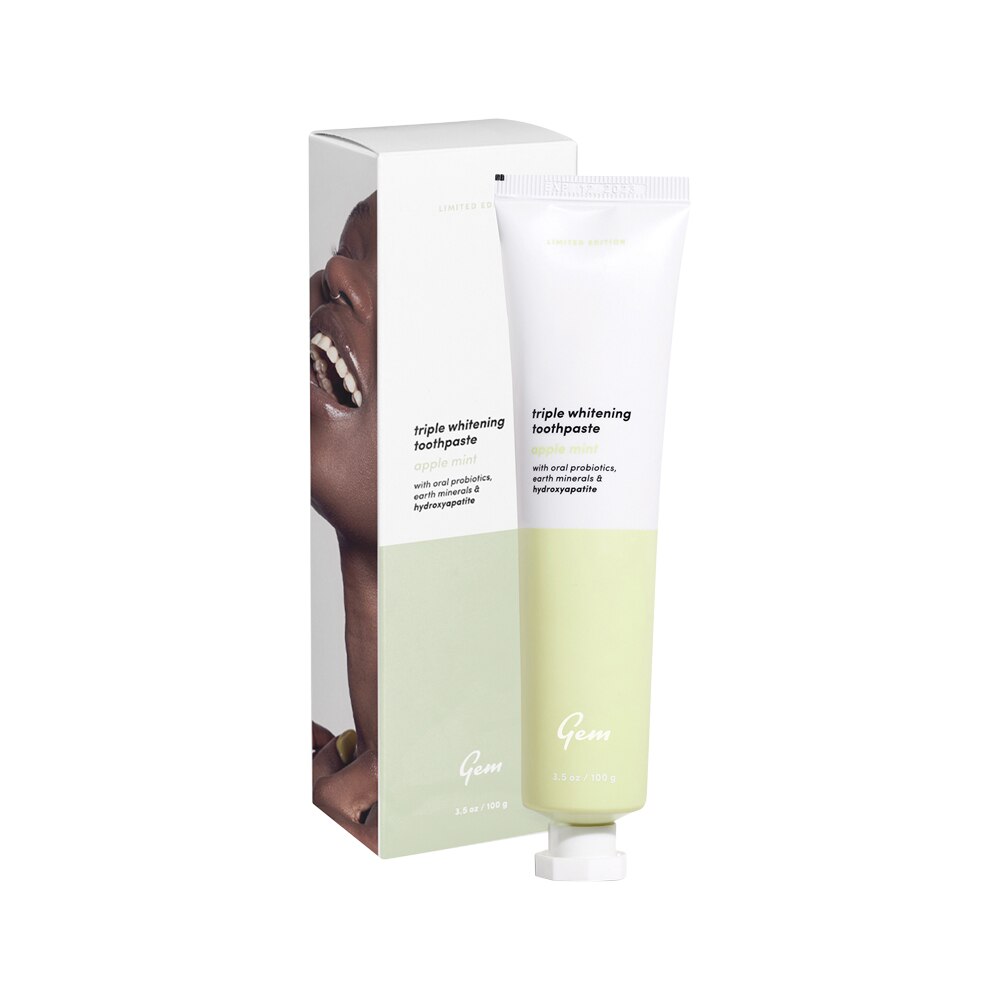Gem Toothpaste Whitening Apple Mint 100g