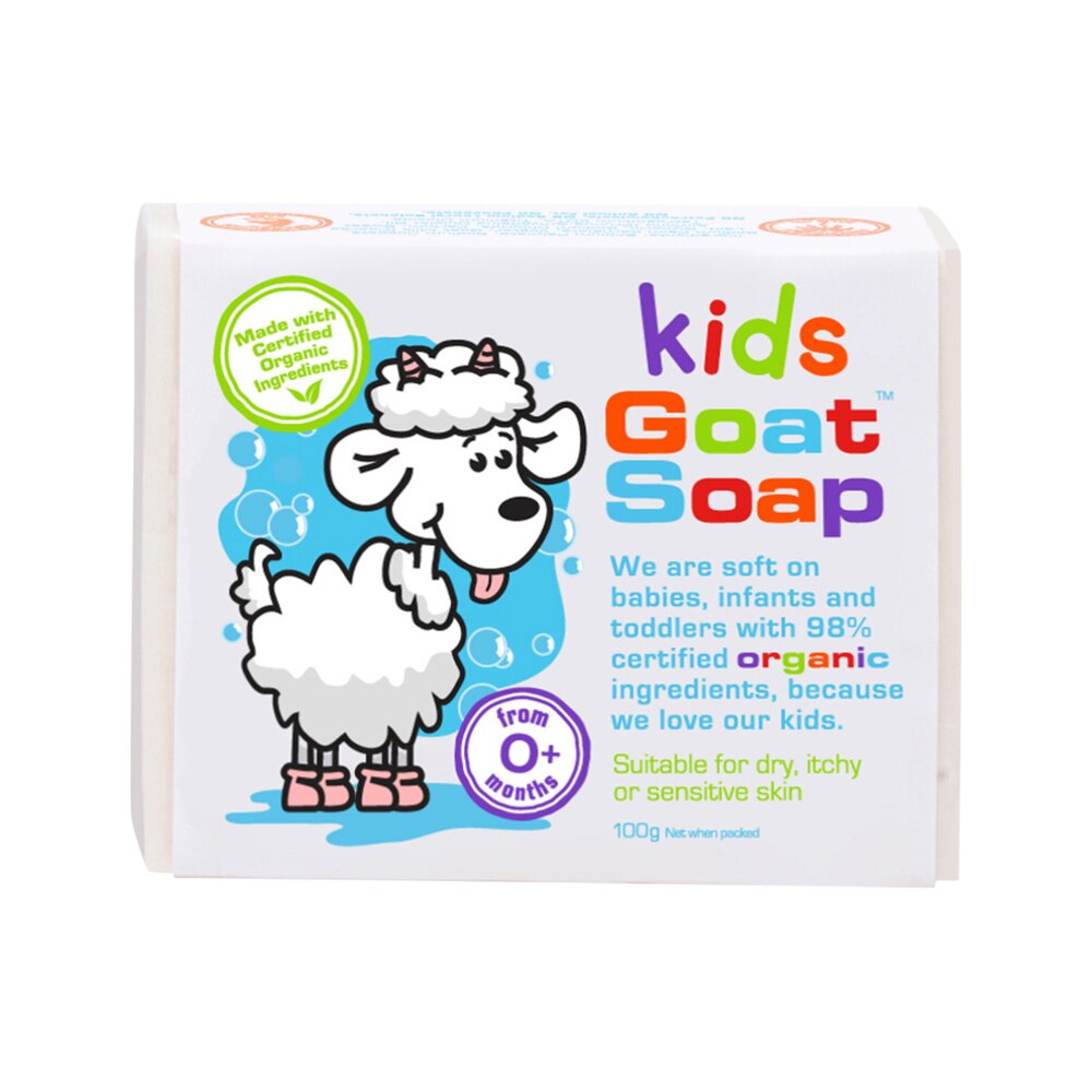 Goat Soap Aust Soap Bar Kids Organic 100g
