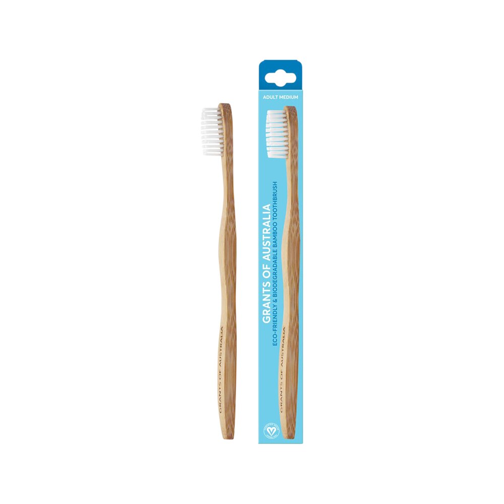 Grants Toothbrush Bamboo Adult Medium
