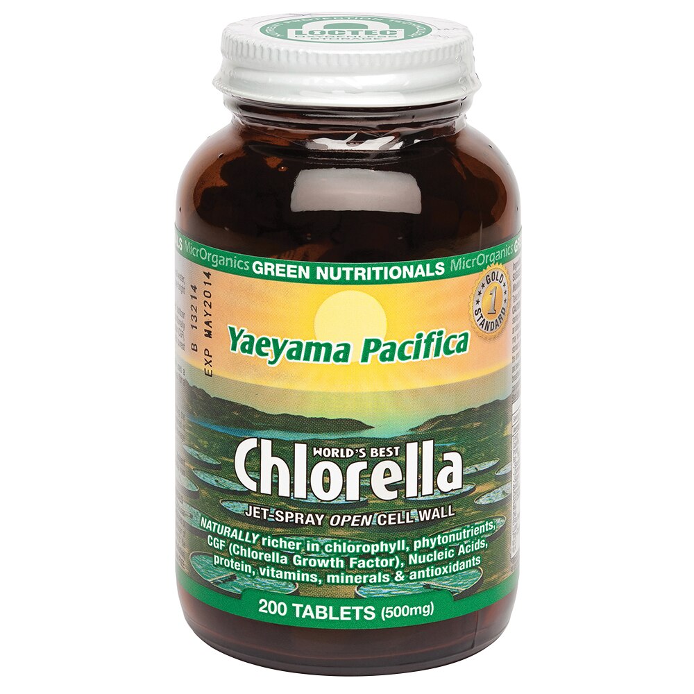 Green Nutritionals Chlorella Yaeyama Pacifica 200t