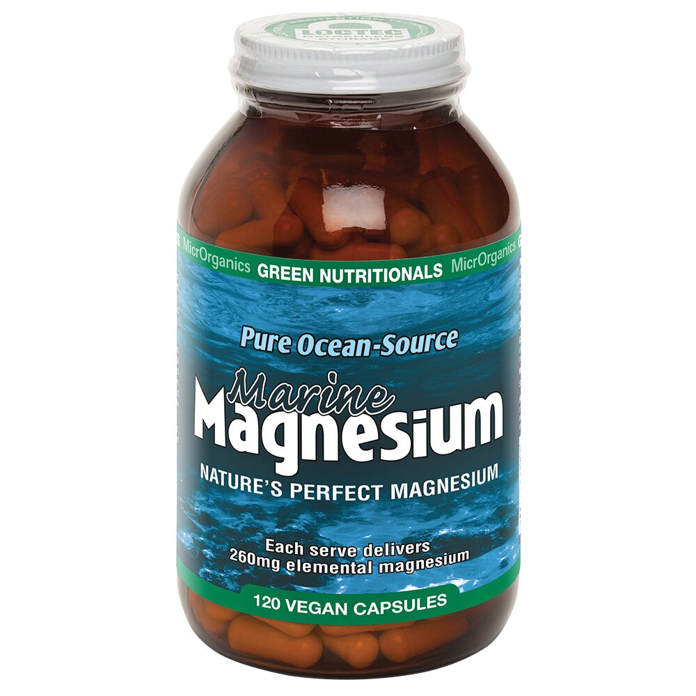 Green Nutritionals Marine Magnesium Ocean Source 120c