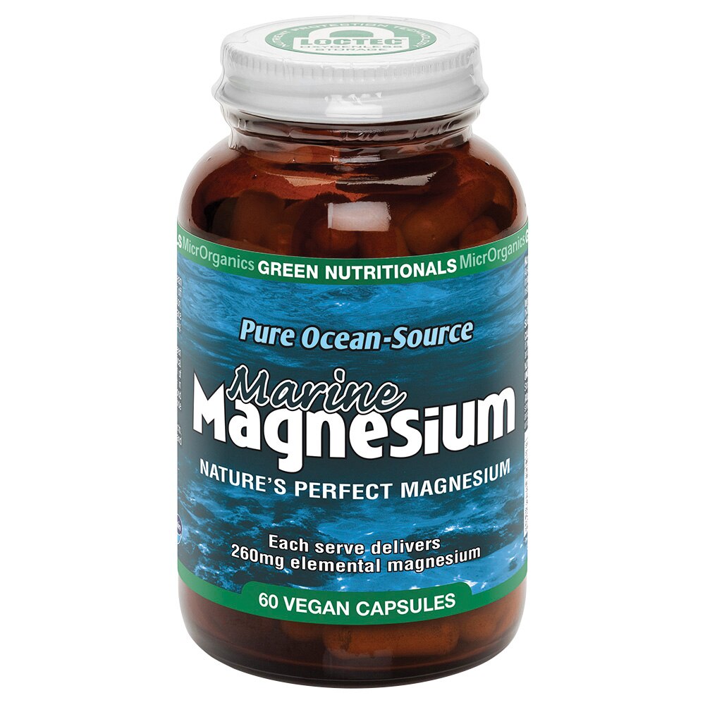 Green Nutritionals Marine Magnesium Ocean Source 60c