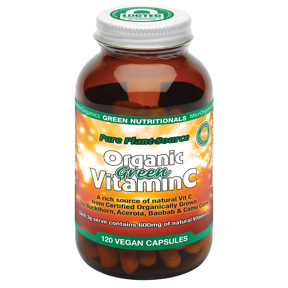 Green Nutritionals Org Green Vitamin C 120vc