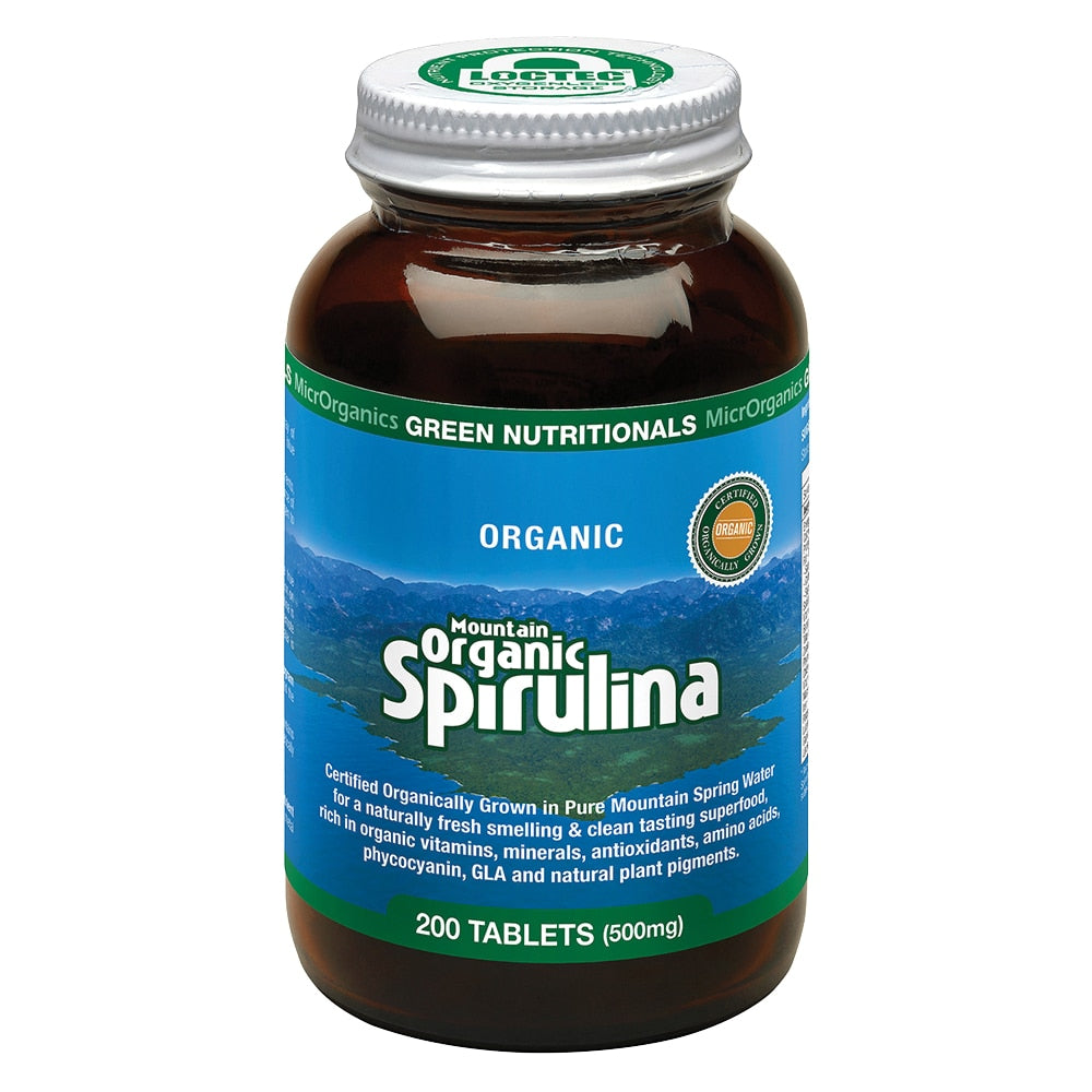 Green Nutritionals Org Spirulina Mountain 500mg 200t