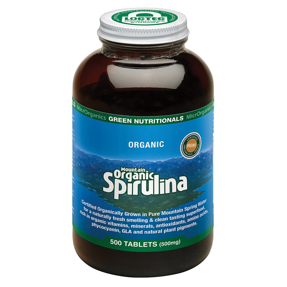 Green Nutritionals Org Spirulina Mountain 500mg 500t