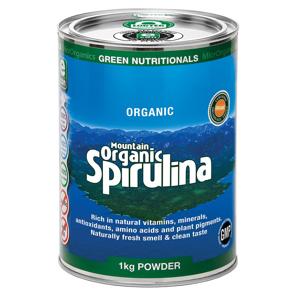 Green Nutritionals Org Spirulina Mountain Powder 1kg