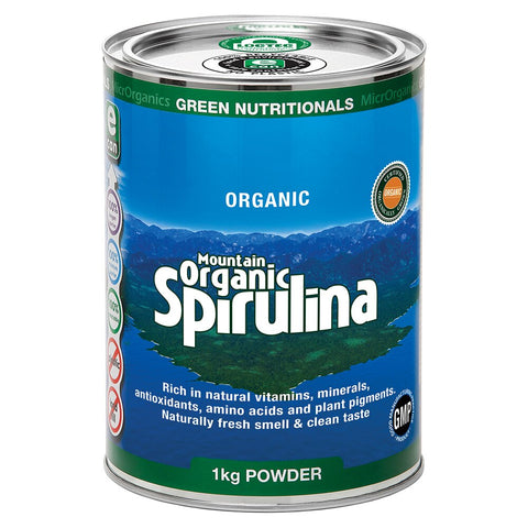 Green Nutritionals Org Spirulina Mountain Powder 1kg