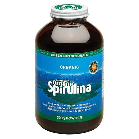 Green Nutritionals Org Spirulina Mountain Powder 500g