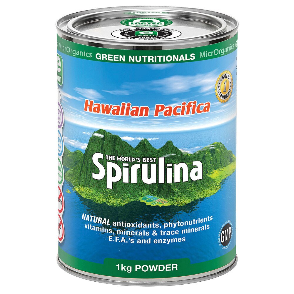 Green Nutritionals Spirulina Hawaiian Pacifica Powder 1kg