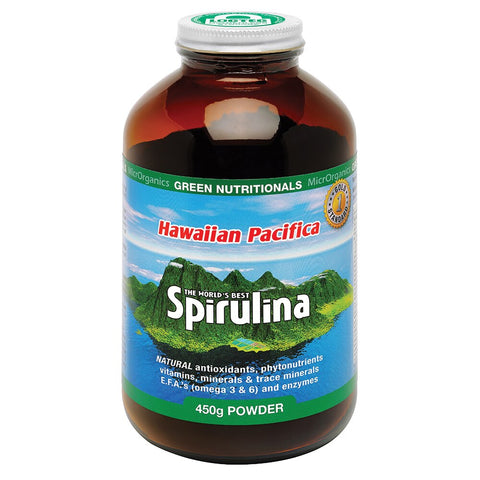 Green Nutritionals Spirulina Hawaiian Pacifica Powder 450g