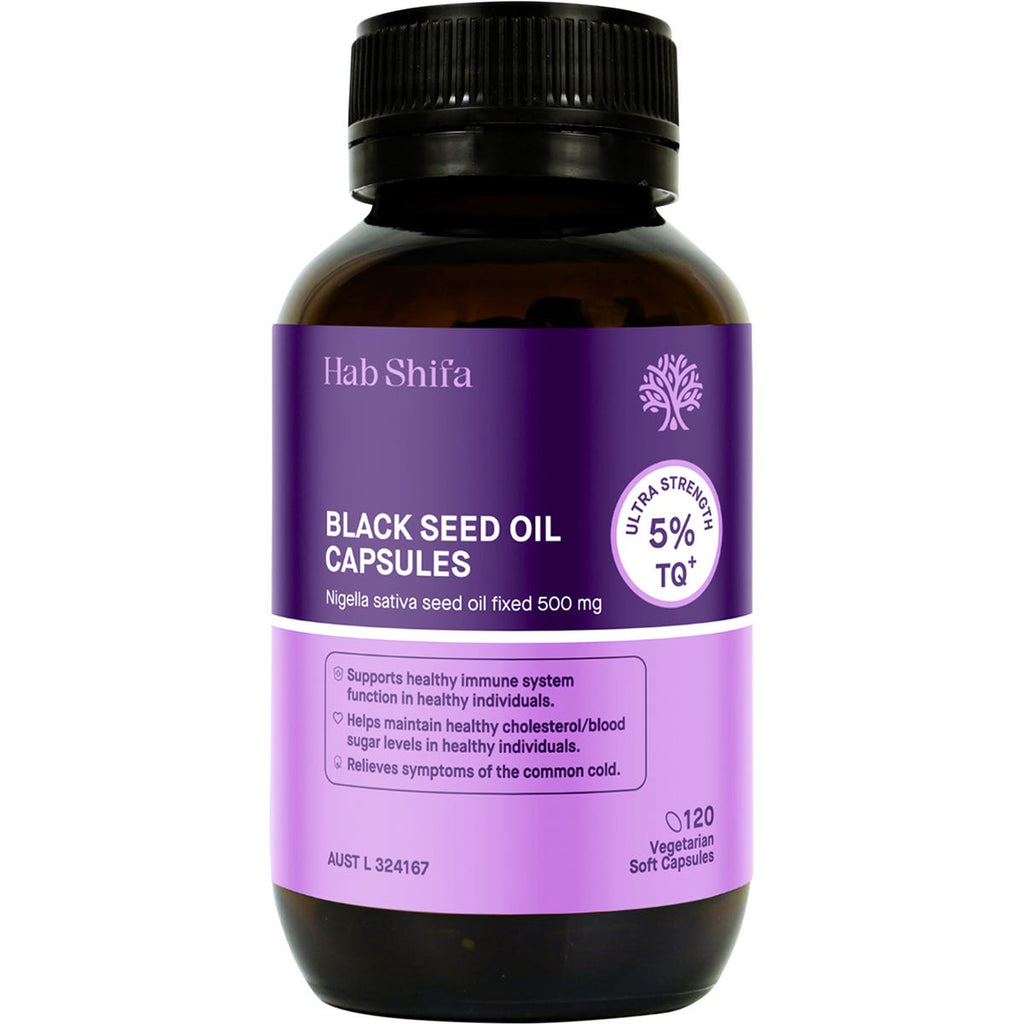 TQ+ Ultra Strength Black Seed Oil Vegecapsules 120 Caps