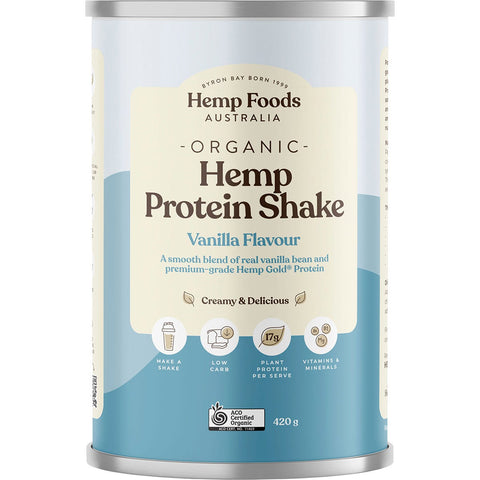 Organic Hemp Protein Shake Vanilla 420g