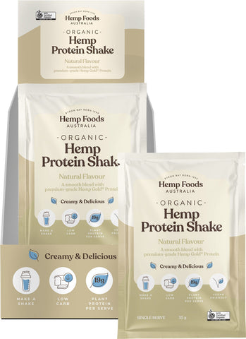 Organic Hemp Protein Shake Natural 7x35g