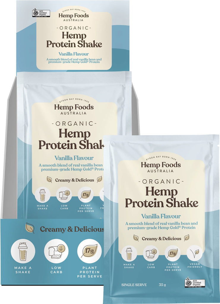 Organic Hemp Protein Shake Vanilla 7x35g