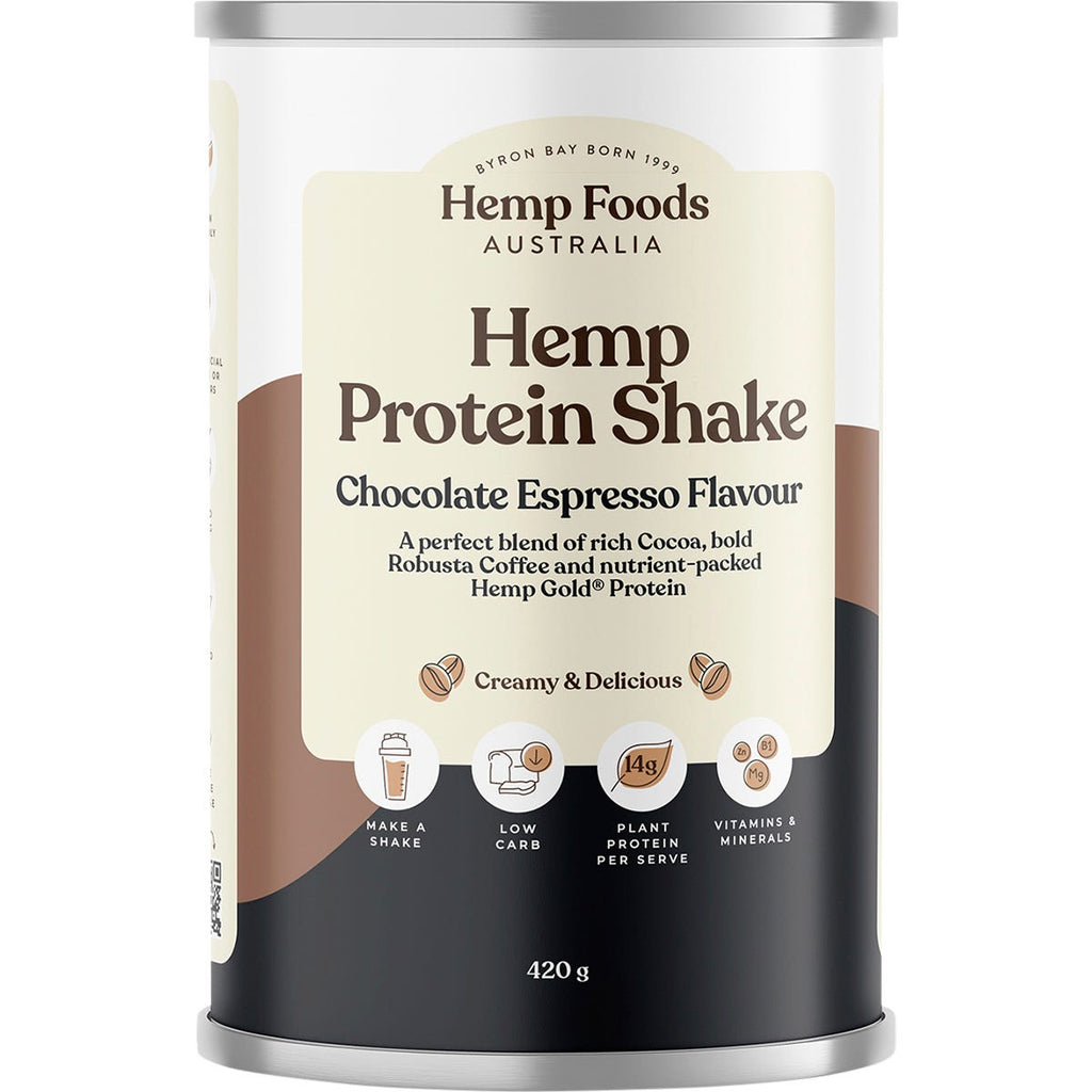 Organic Hemp Protein Shake Chocolate Espresso 420g